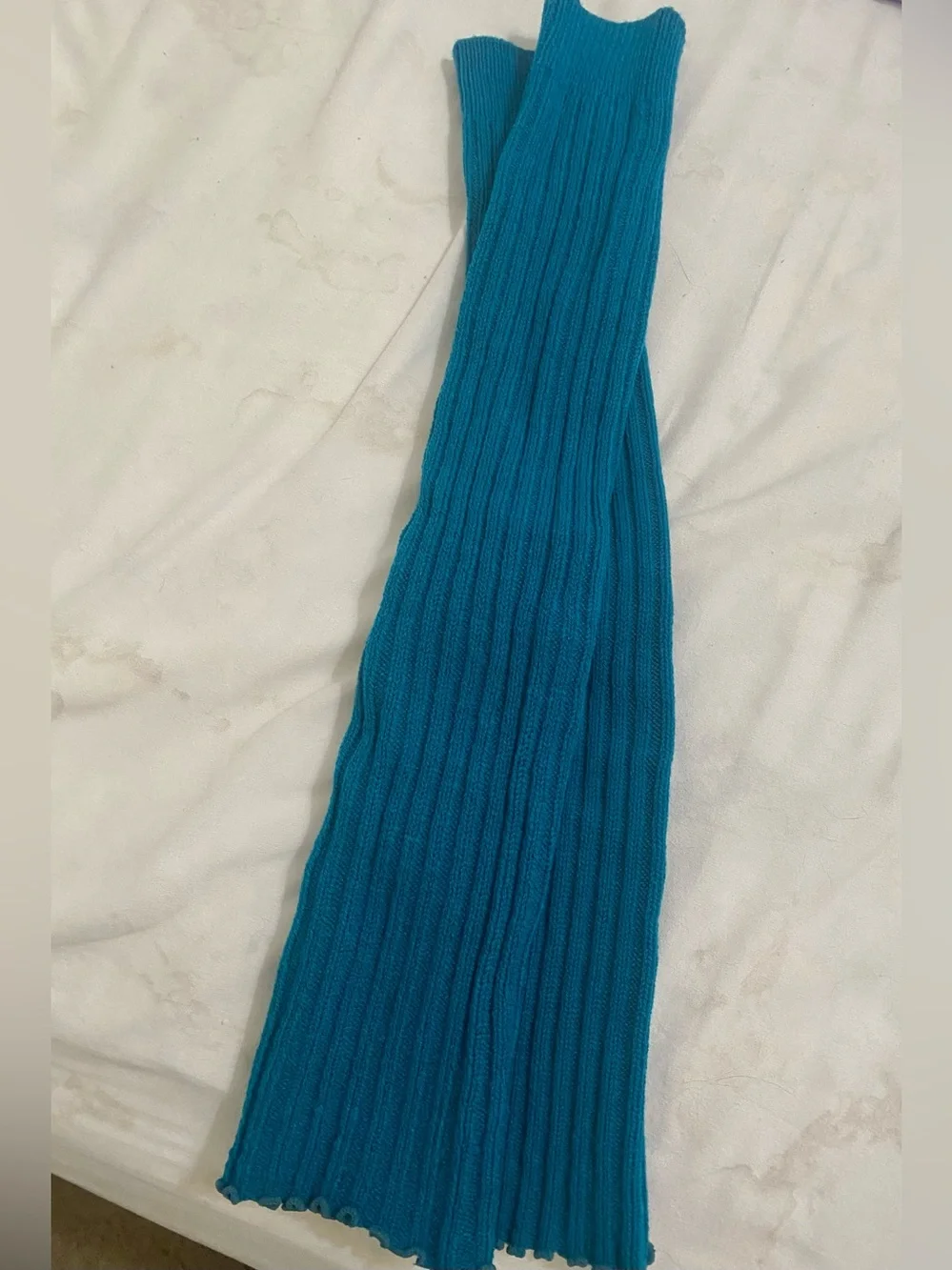 Blue Leg Warmers